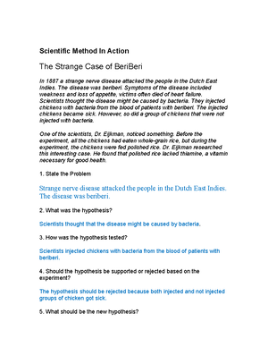 Exam View - Test Answer Key Chapter 13 - Chapter 13: Sensory System ...