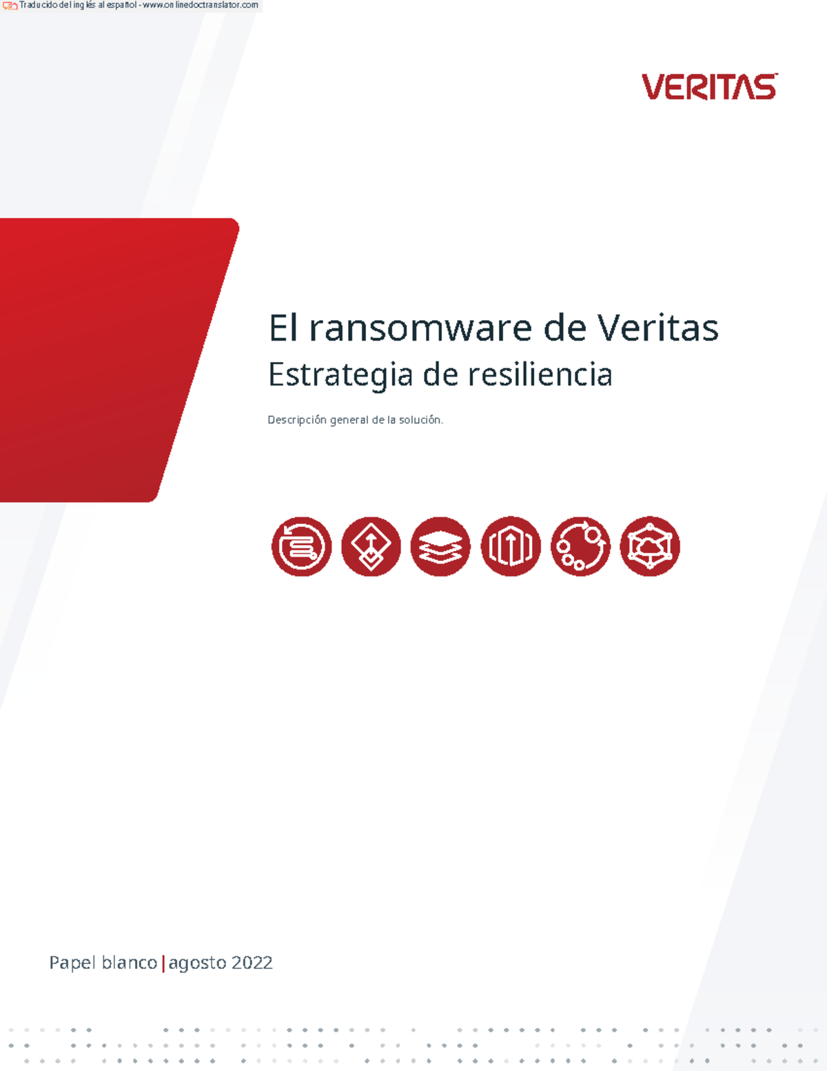 El ransomware de Veritas Estrategia de resiliencia - El ransomware de ...