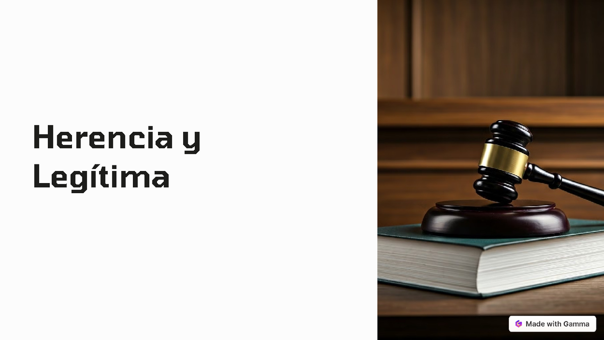 Herencia-y-Legitima - Diapositiva sobre herencia y legítima - Herencia ...