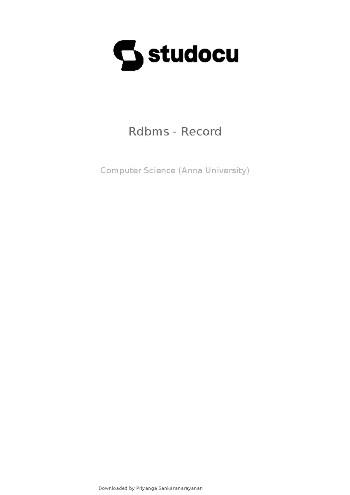Rdbms-record - Polytechnic n scheme RDBMS LAB RECORD - Rdbms - Record ...