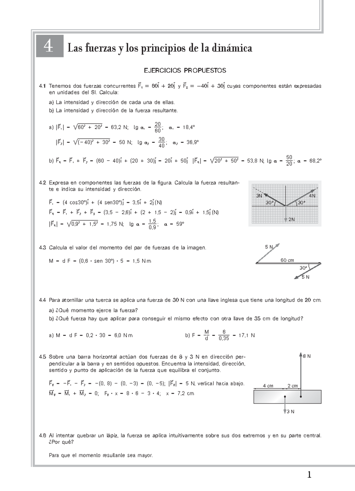 Fisica Ejercicios Resueltos Soluciones F - ####### EJERCICIOS ...