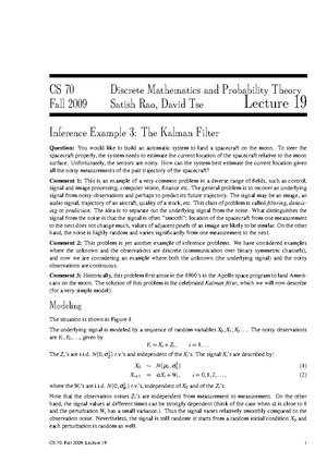 Lecture Notes #3 Fall 2009 - CS 70-2 Discrete Mathematics and ...