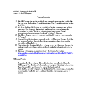 Lecture+12 - Lecture notes 12 - IAH 202: Europe and the World Lecture ...