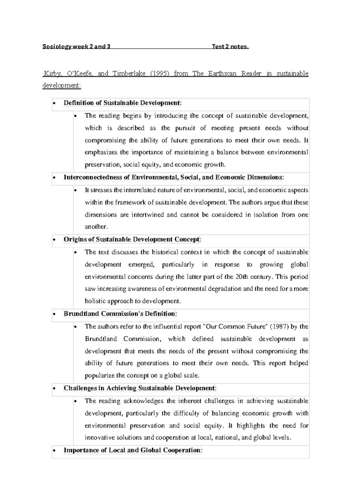 Sociology week 2 and 3 Test 2 notes - Sociology week 2 and 3 Test 2 ...