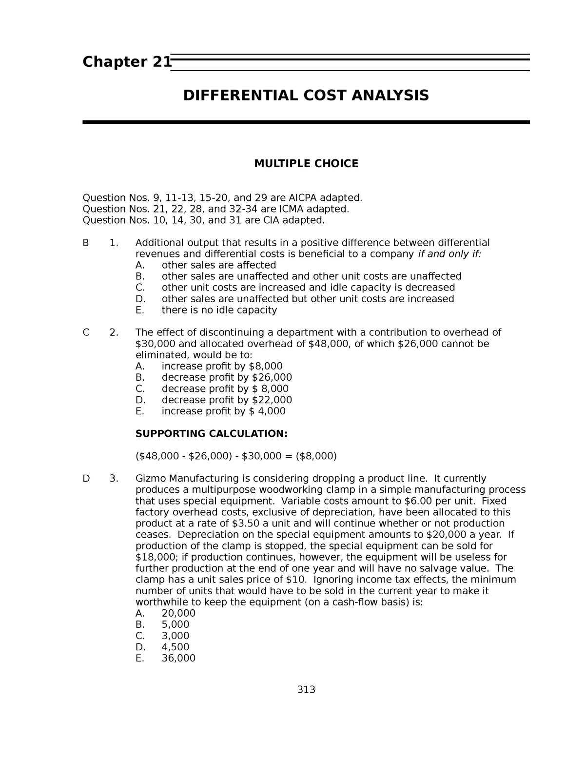 PDII Exam Outline