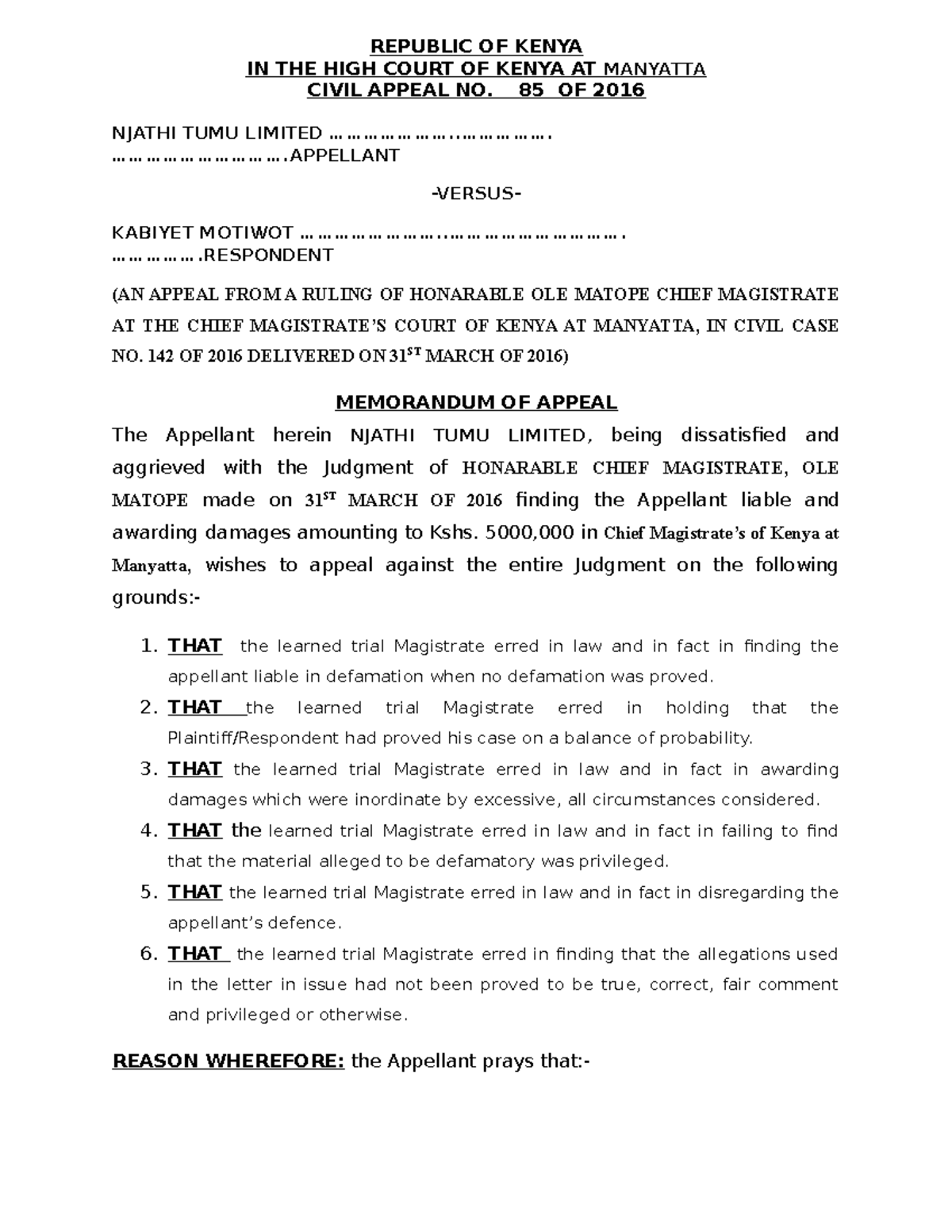 memo-of-appeal-lecture-notes-1-3-3-republic-of-kenya-in-the-high