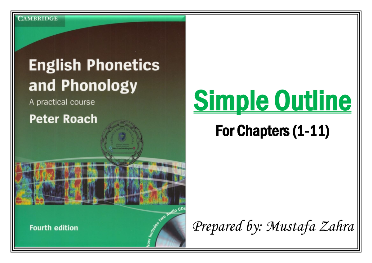 English Phonetics - Outline - Simple Outline For Chapters (1-11 ...