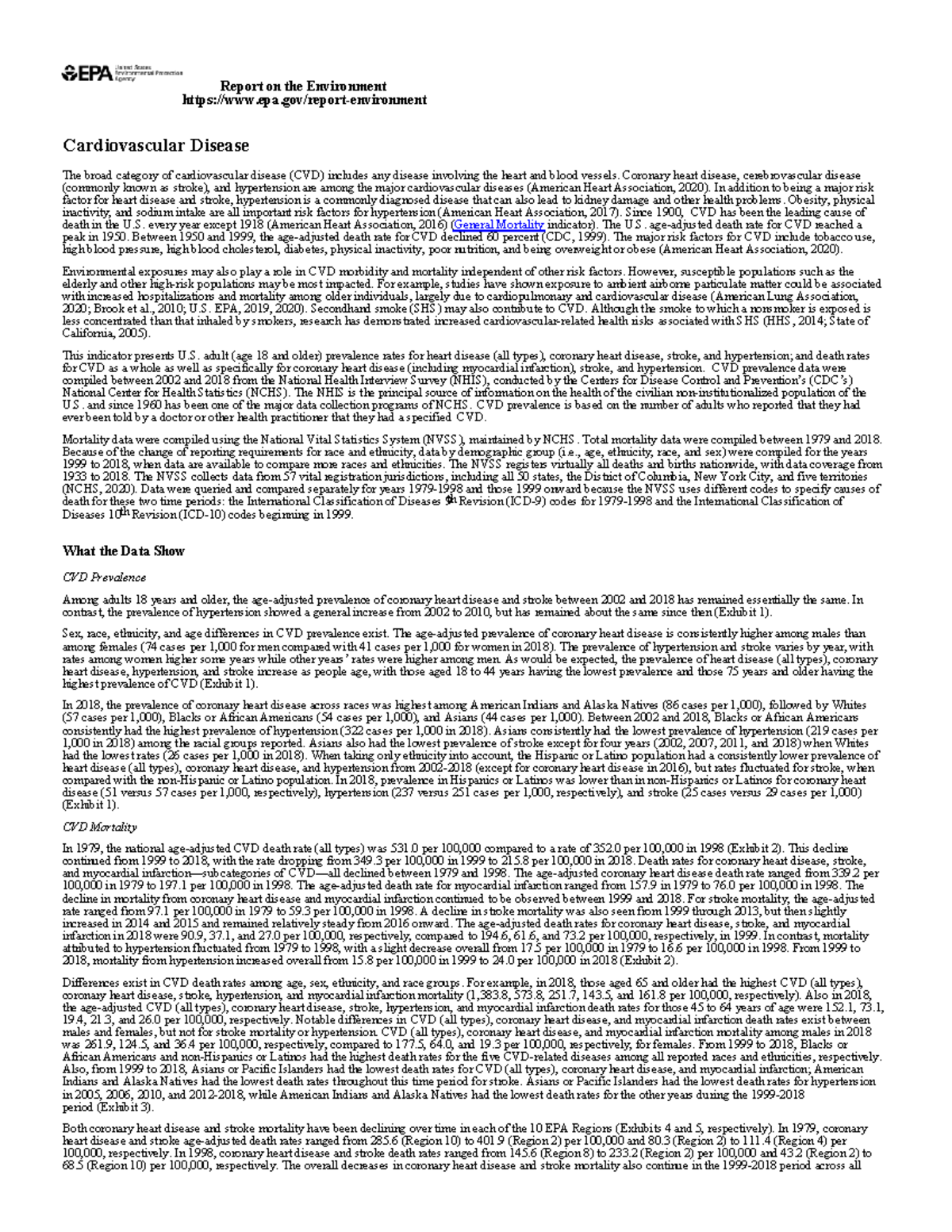 CVD - notes - Cardiovascular Disease The broad category of ...