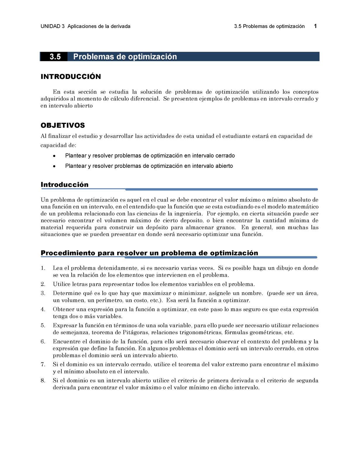 3.5 Problemas De Optimizacion - 3 Problemas De Optimización ...