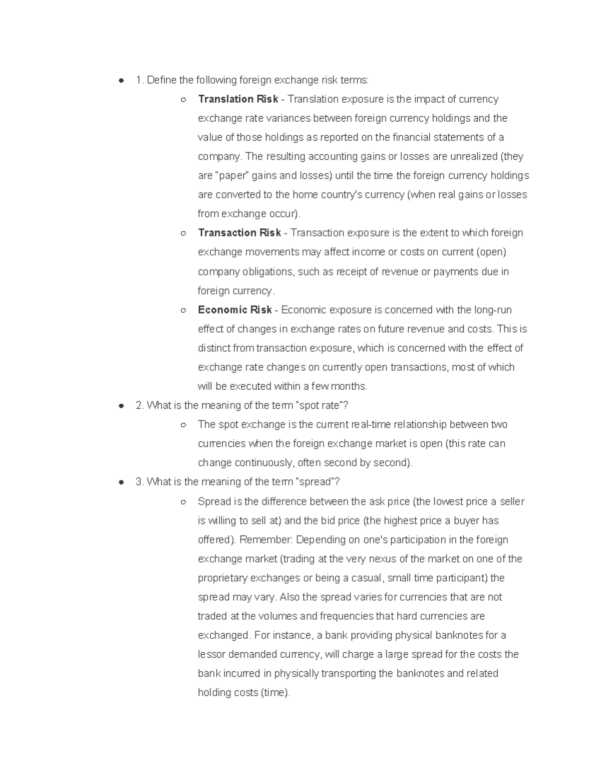 IB200 Exam 2 Review - Summary International Business - 1. Define The ...