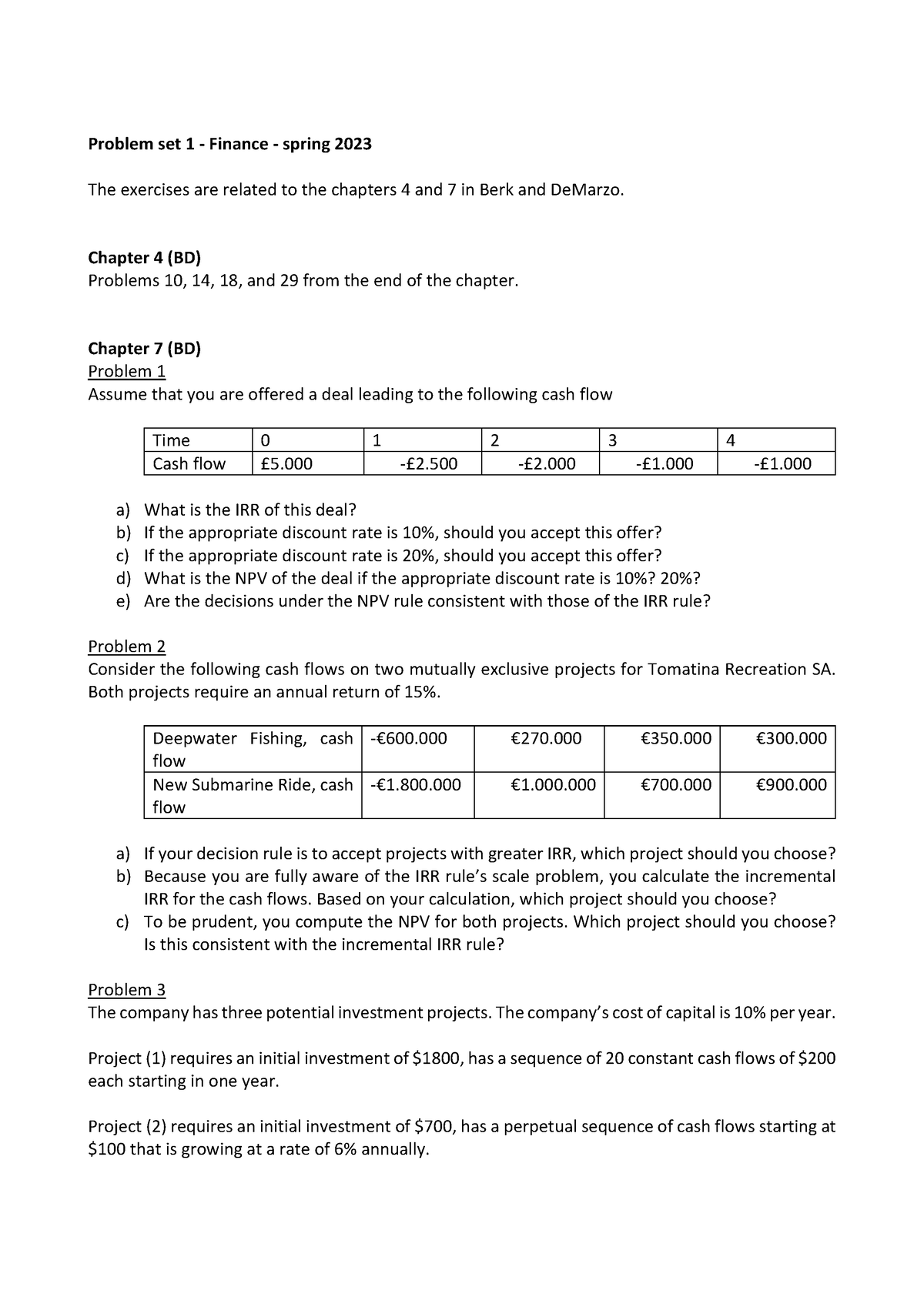 problem-set-1-problem-set-1-finance-spring-2023-the