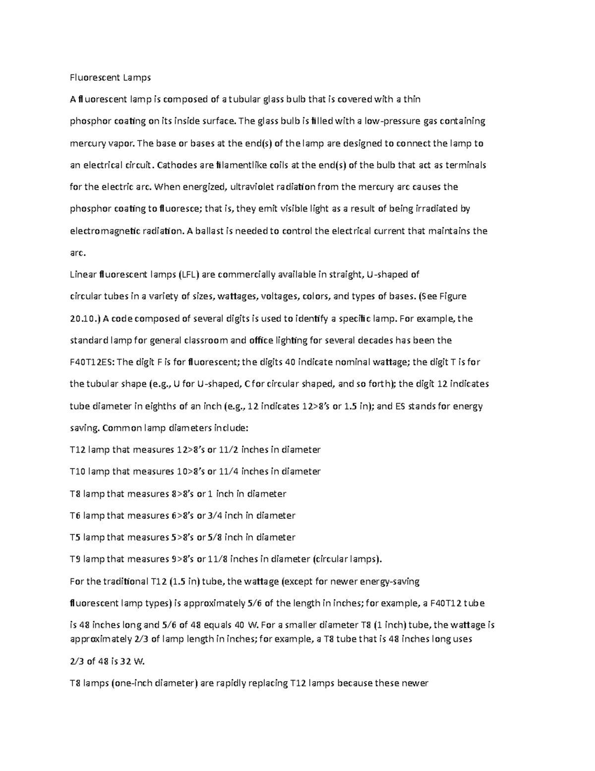 Doc26flourescent Directional lighting is illumination where light