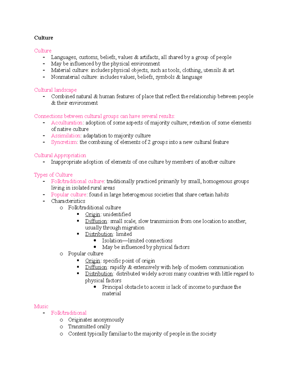 Culture-2022/2023 - Culture Culture Languages, customs, beliefs, values ...
