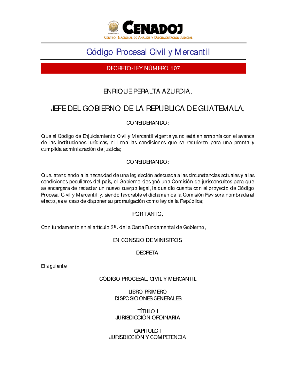 Código-Procesal-Civil-y-Mercantil Cenadoj - Código Procesal Civil Y ...