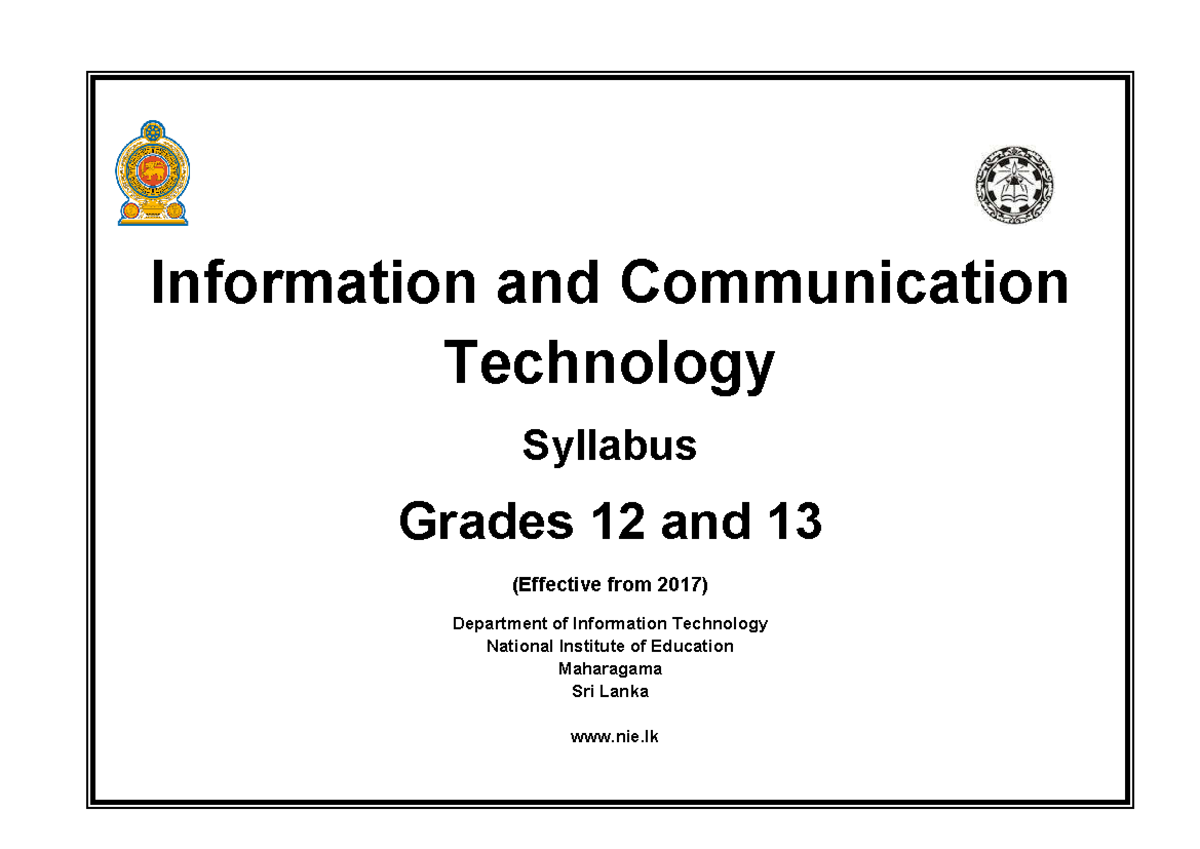 information-and-communication-technology-nie-lk-information-and