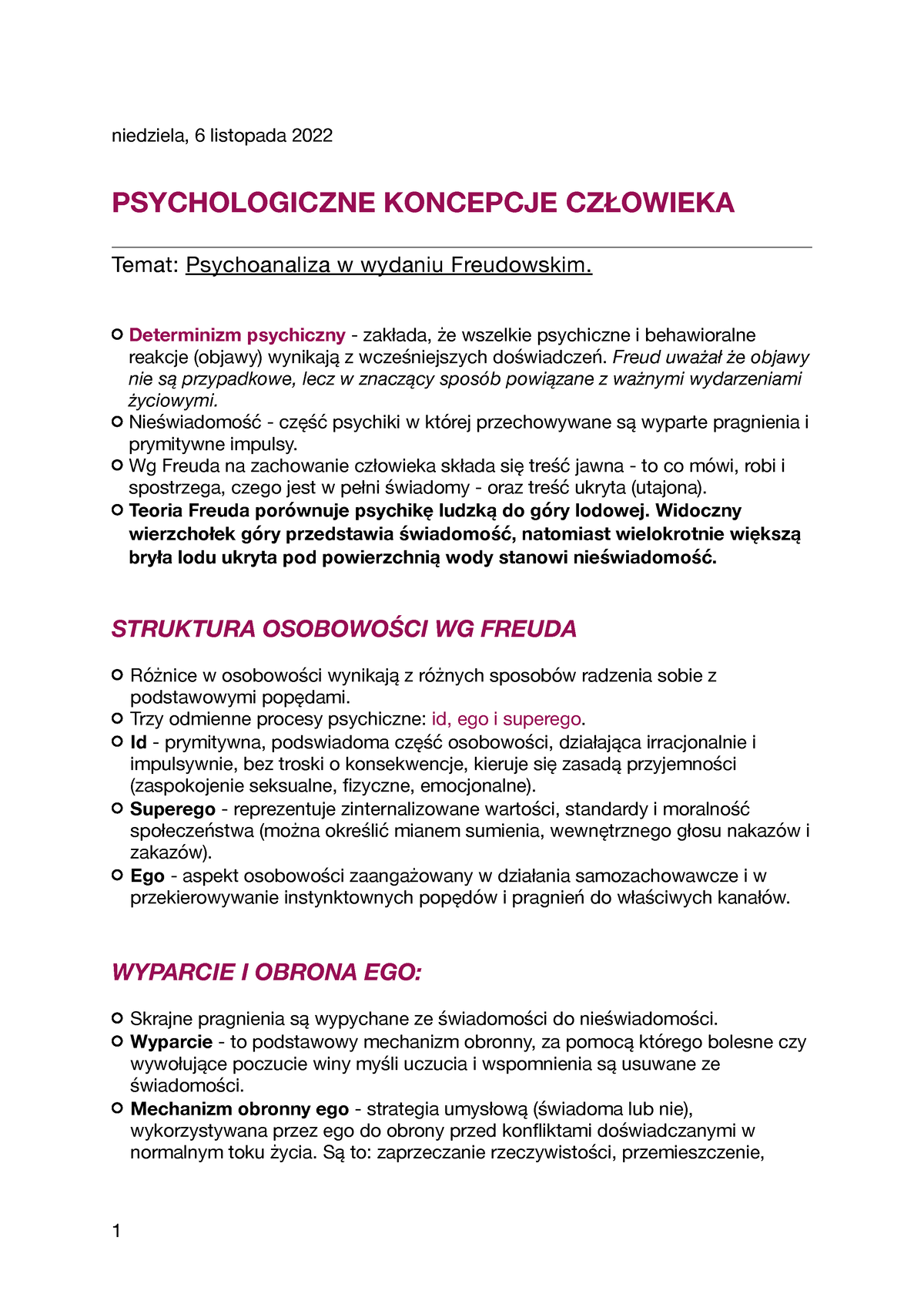 Psychologiczne Koncepcje Człowiekapdf - Niedziela, 6 Listopada 2022 ...