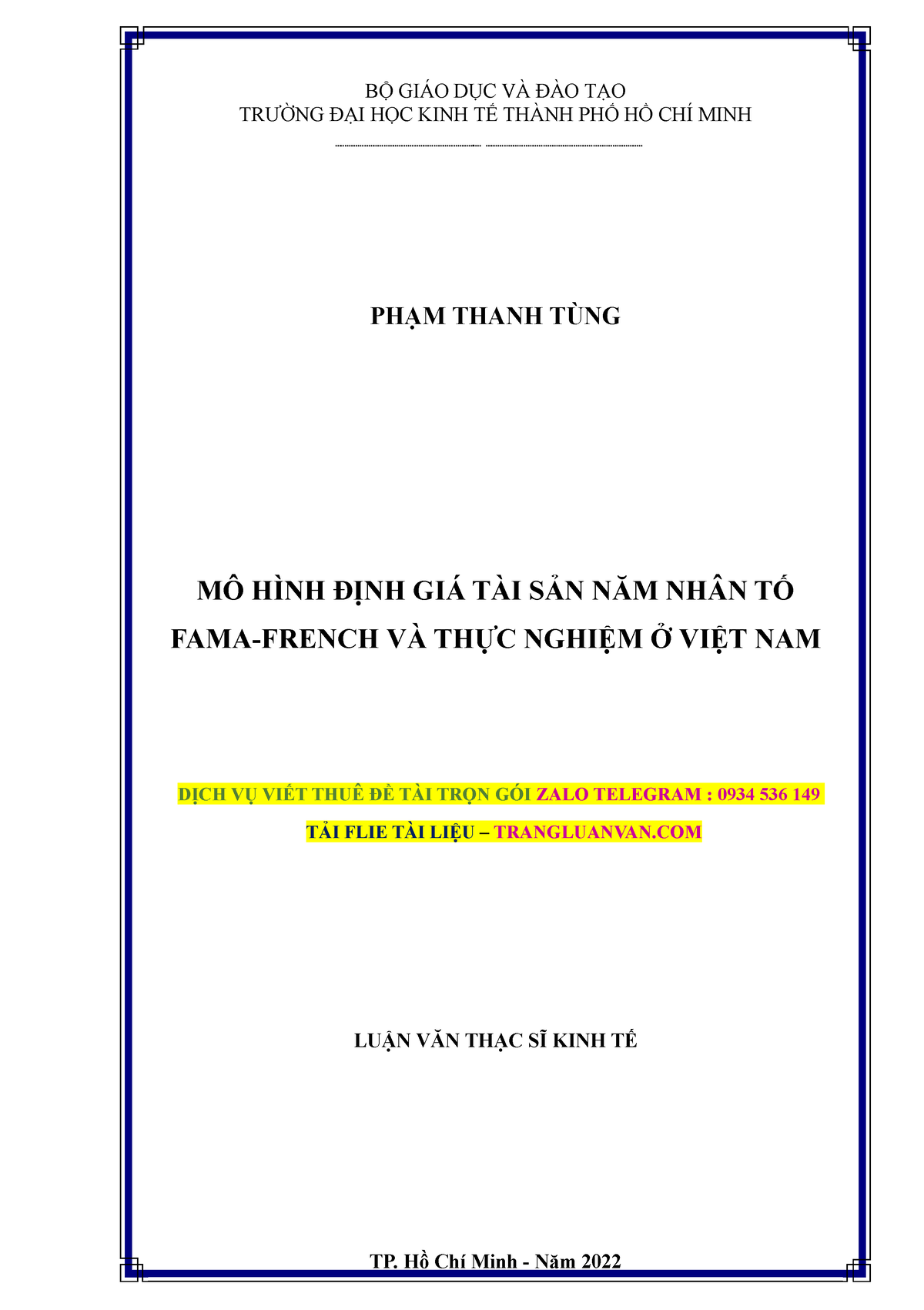 Mô hình ba yếu tố Fama và French Fama and French Three Factor Model là  gì Đặc điểm