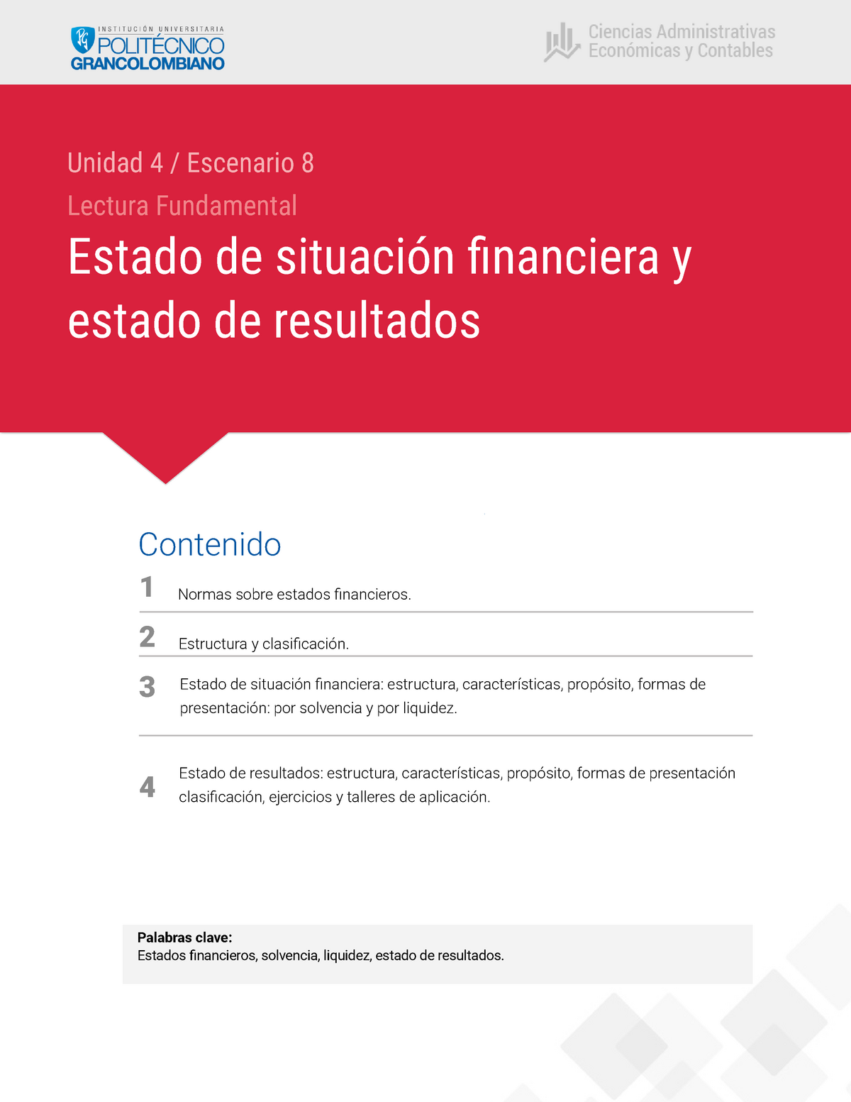 Contabilidad Estados De Resultados Estado De Situación Financiera Y Estado De Resultados 8467