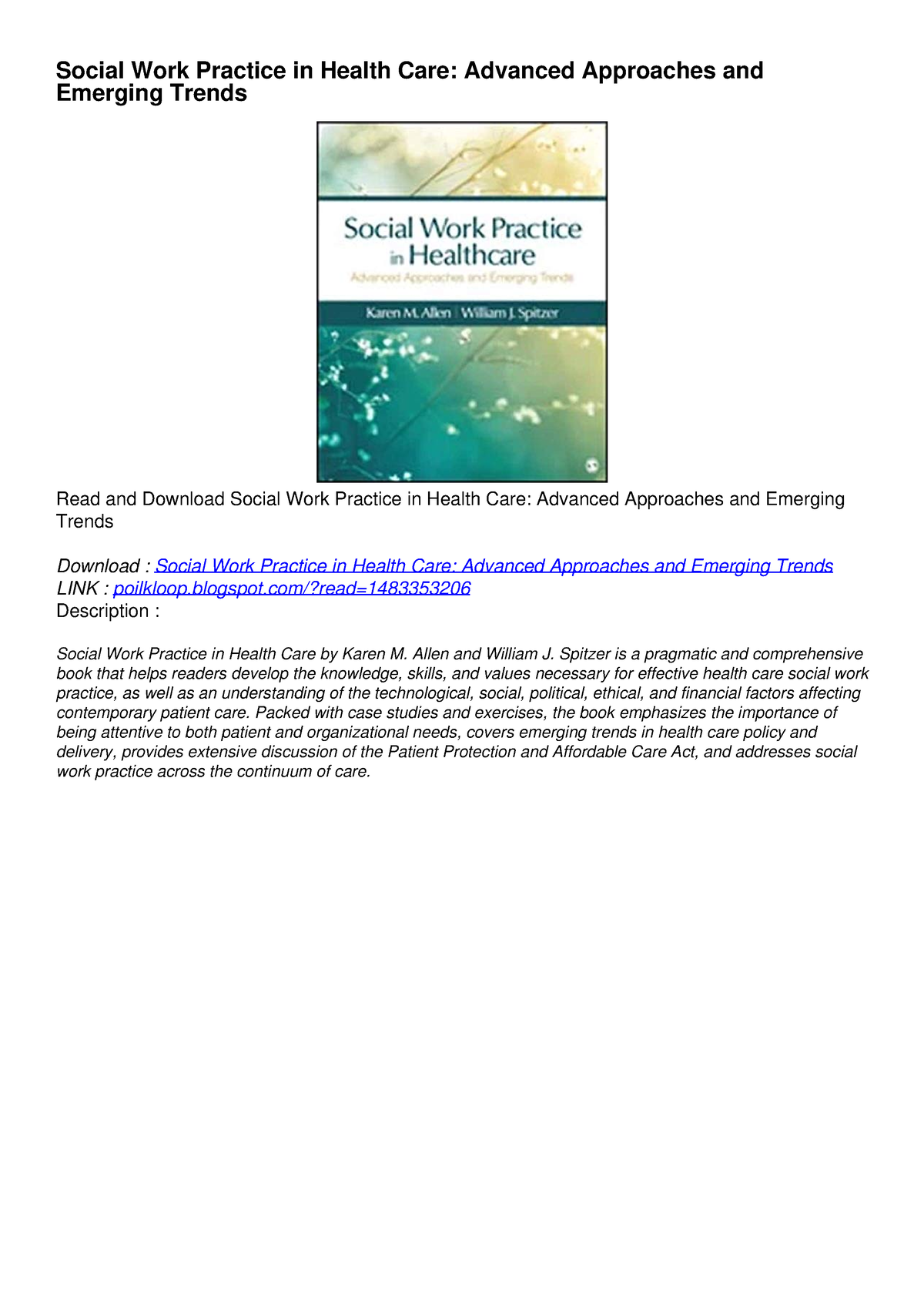 pdf-read-free-social-work-practice-in-health-care-advanced