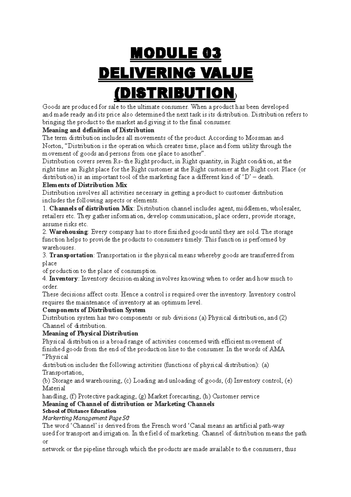 delivering-value-distribution-module-03-delivering-value