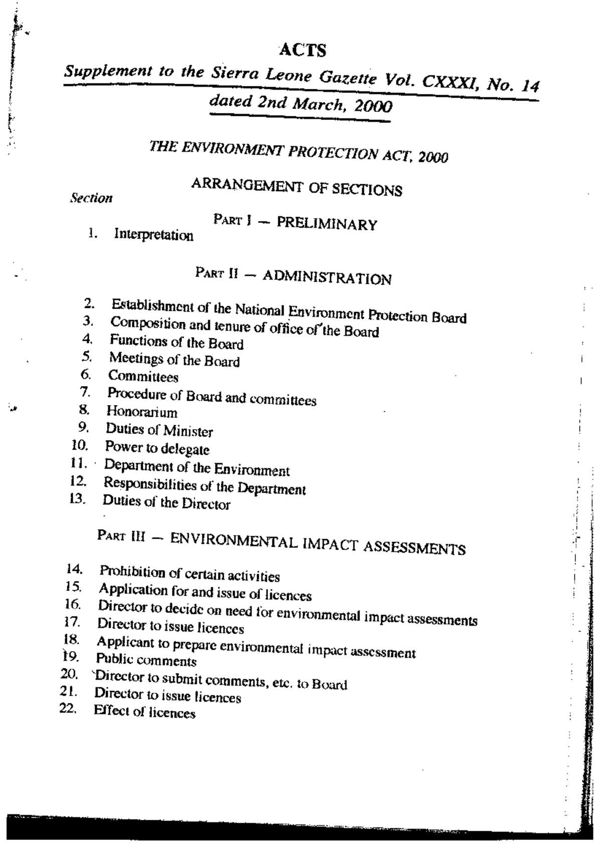 The Environment Protection Act 2000 Equity and Trust Studocu
