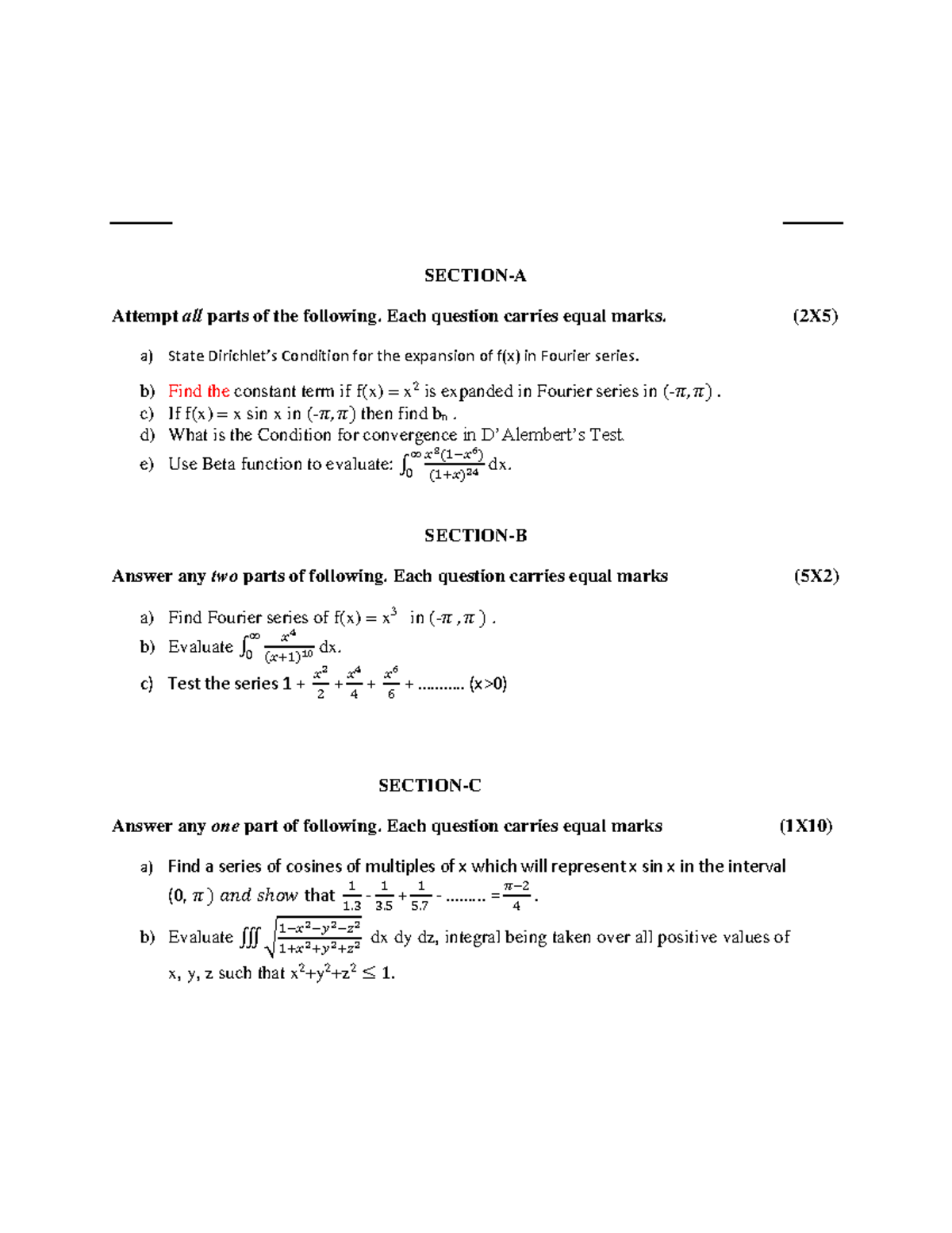 Maths IIPaper(IISessional) - MGM’s College of Engineering and ...