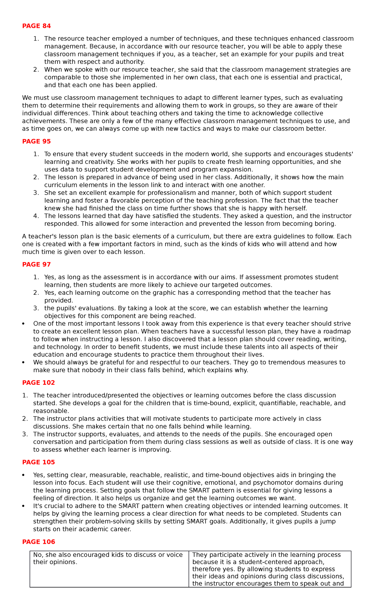 Page 11a - Field Study 1 - Page 84 The Resource Teacher Employed A 