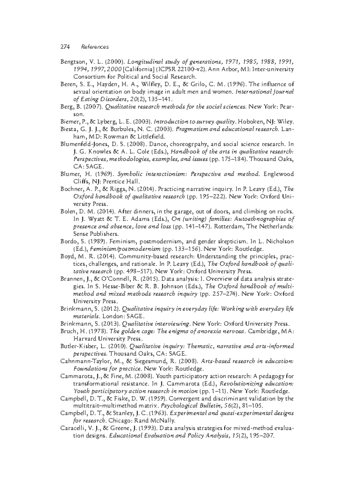 Split PDFFile 293 to 296 Bengtson, V. L. (2000). Longitudinal study of generations, 1971, 1985