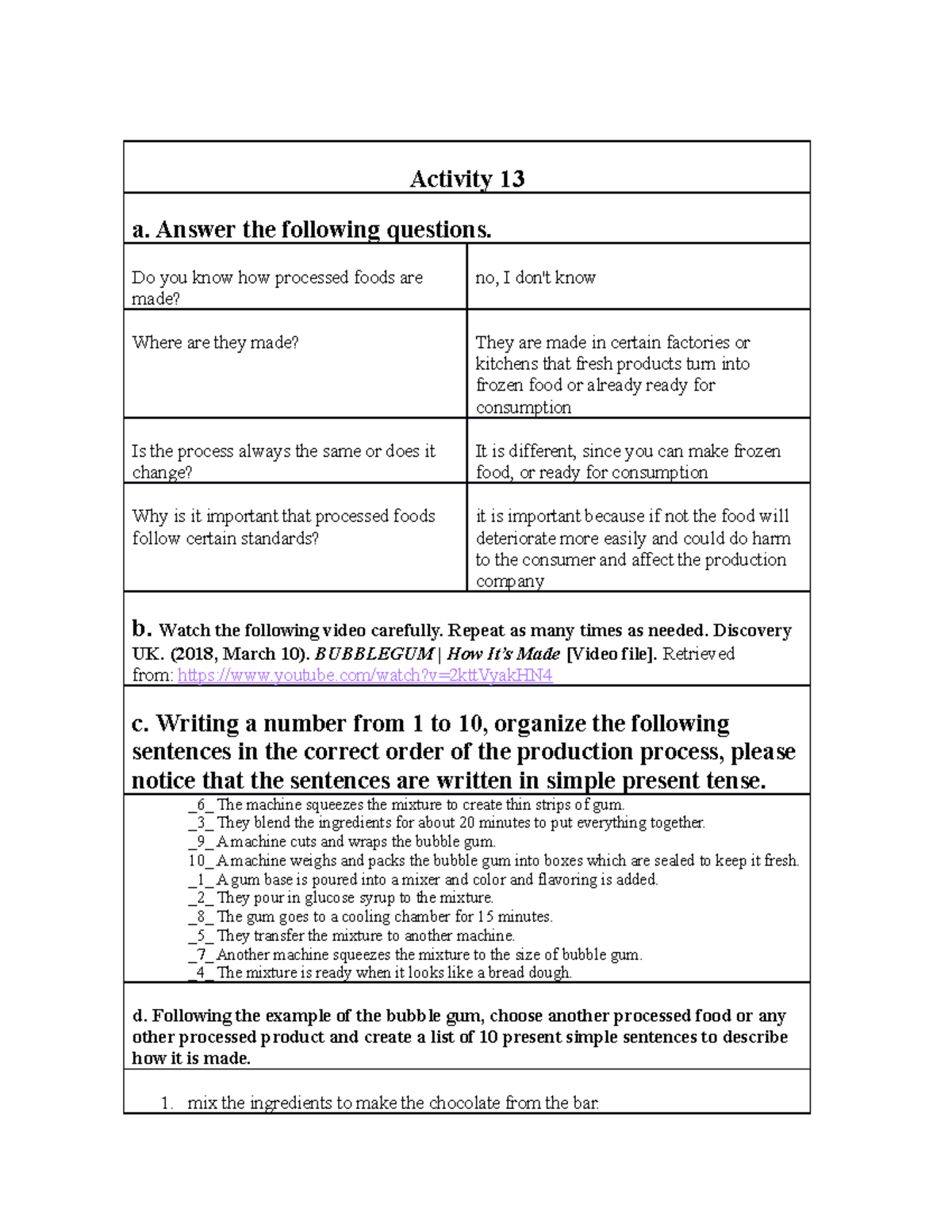 Activity 13 deliverable - Studocu