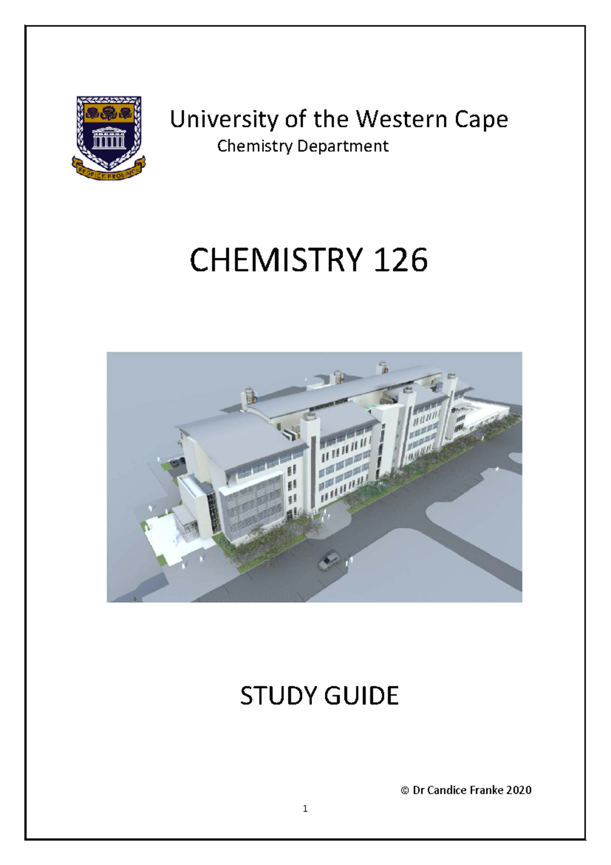 CHM+126+Study+Guide+2020+ Complete - University of the Western Cape ...