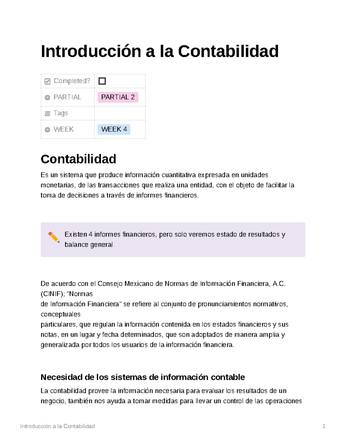 Introduccin a la Contabilidad - Contabilidad Financiera - TecMilenio ...