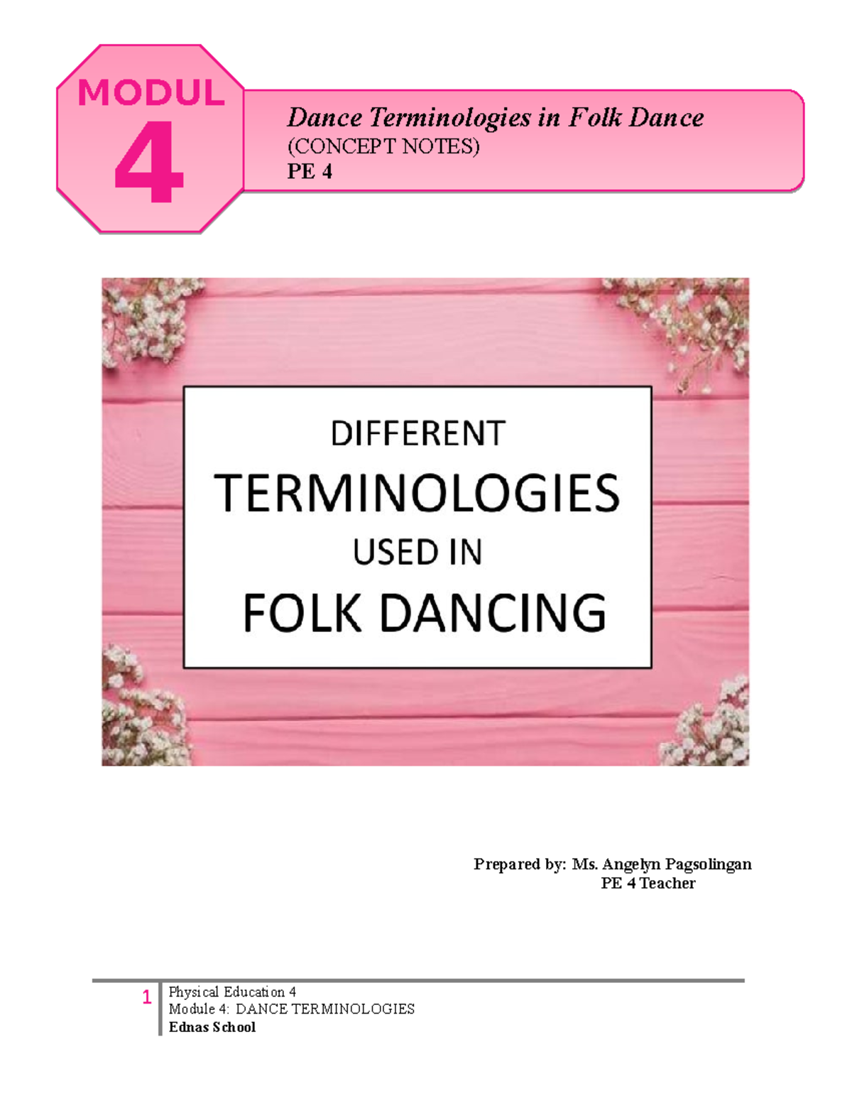 mod-4-dance-terminologies-prepared-by-ms-angelyn-pagsolingan-pe-4