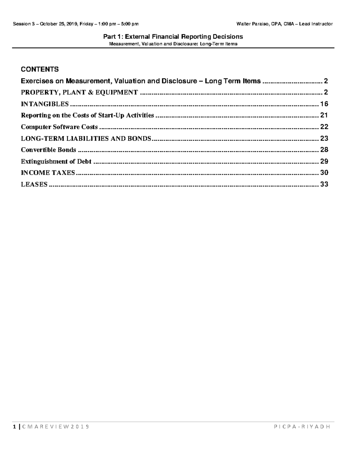 BSA SOLUTION PRELIM EXAMS Part 1 External Financial Reporting