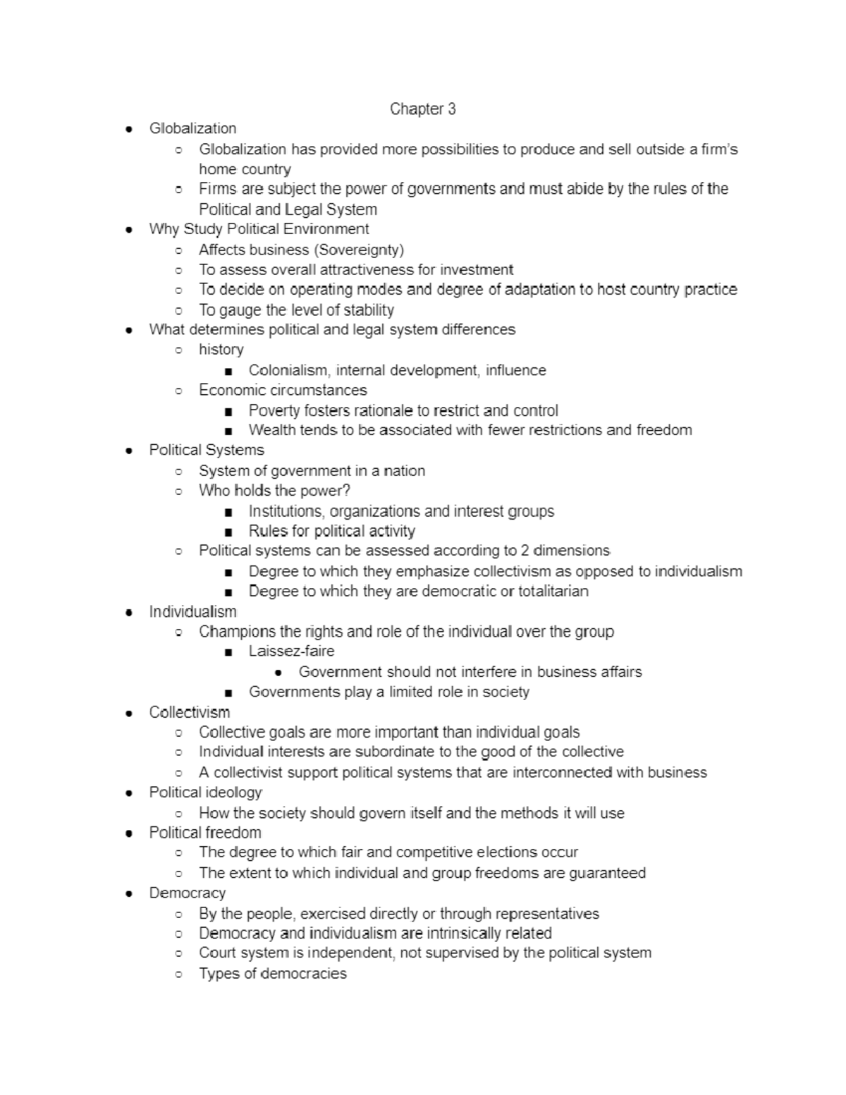 D270 Notes - Chapter 3 - BUS-D 270 - Studocu