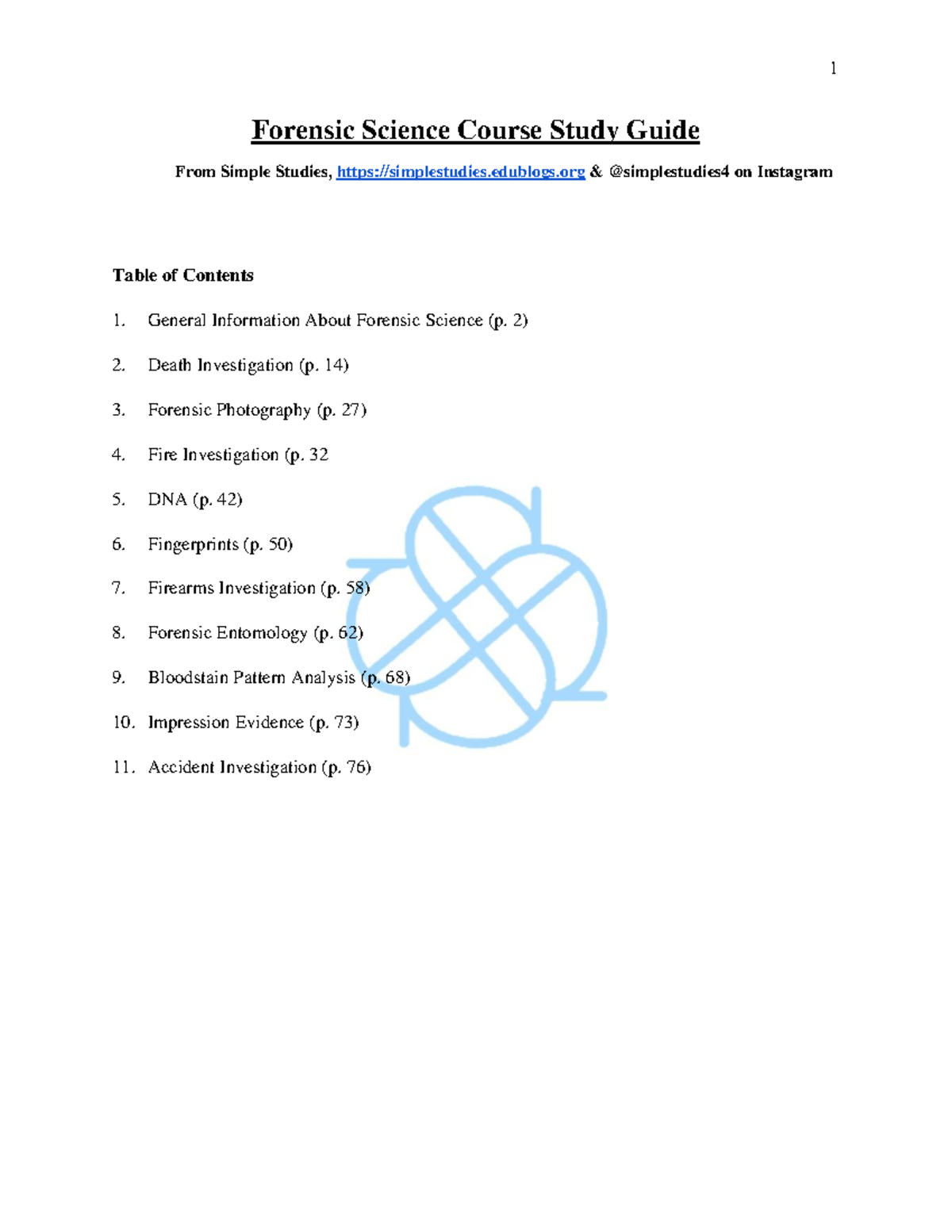 forensic science assignment pdf