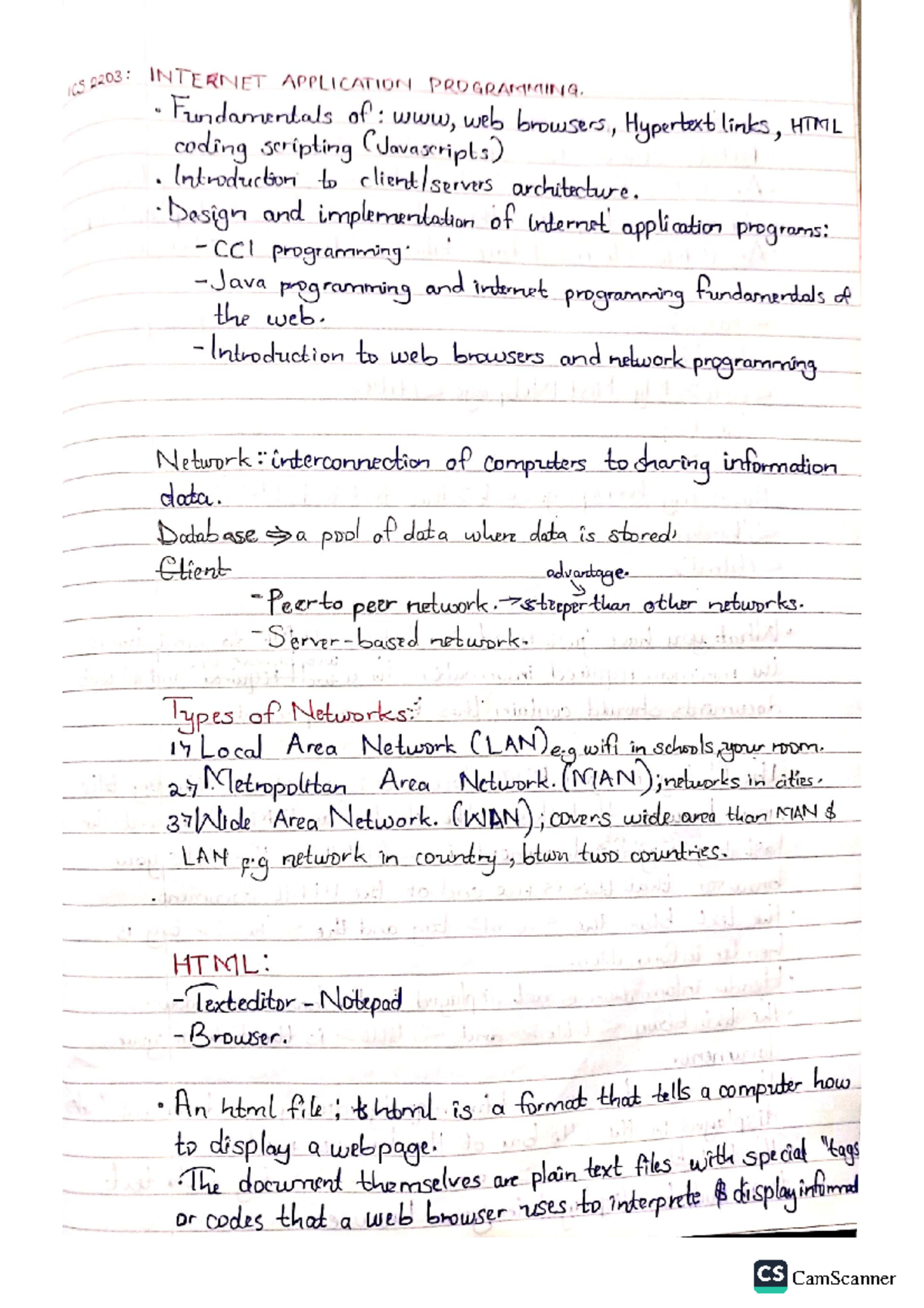 Internet application programming - Bsc. mathematics and computer ...