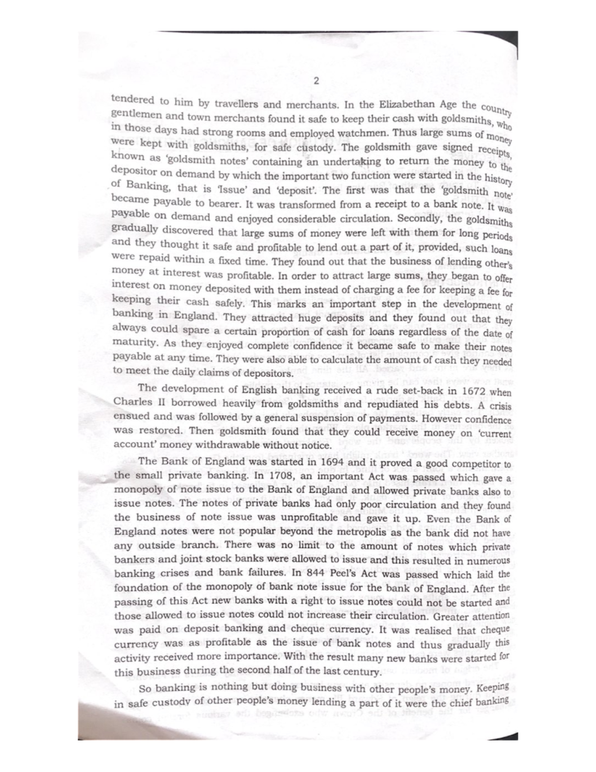 Tendered to him by travellers and merchants. In the Elizabethan Age the ...