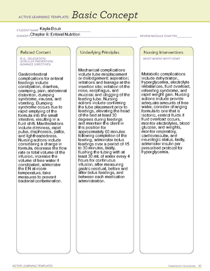 Active learning template chapter 4 - NURS 235 - ACTIVE LEARNING ...