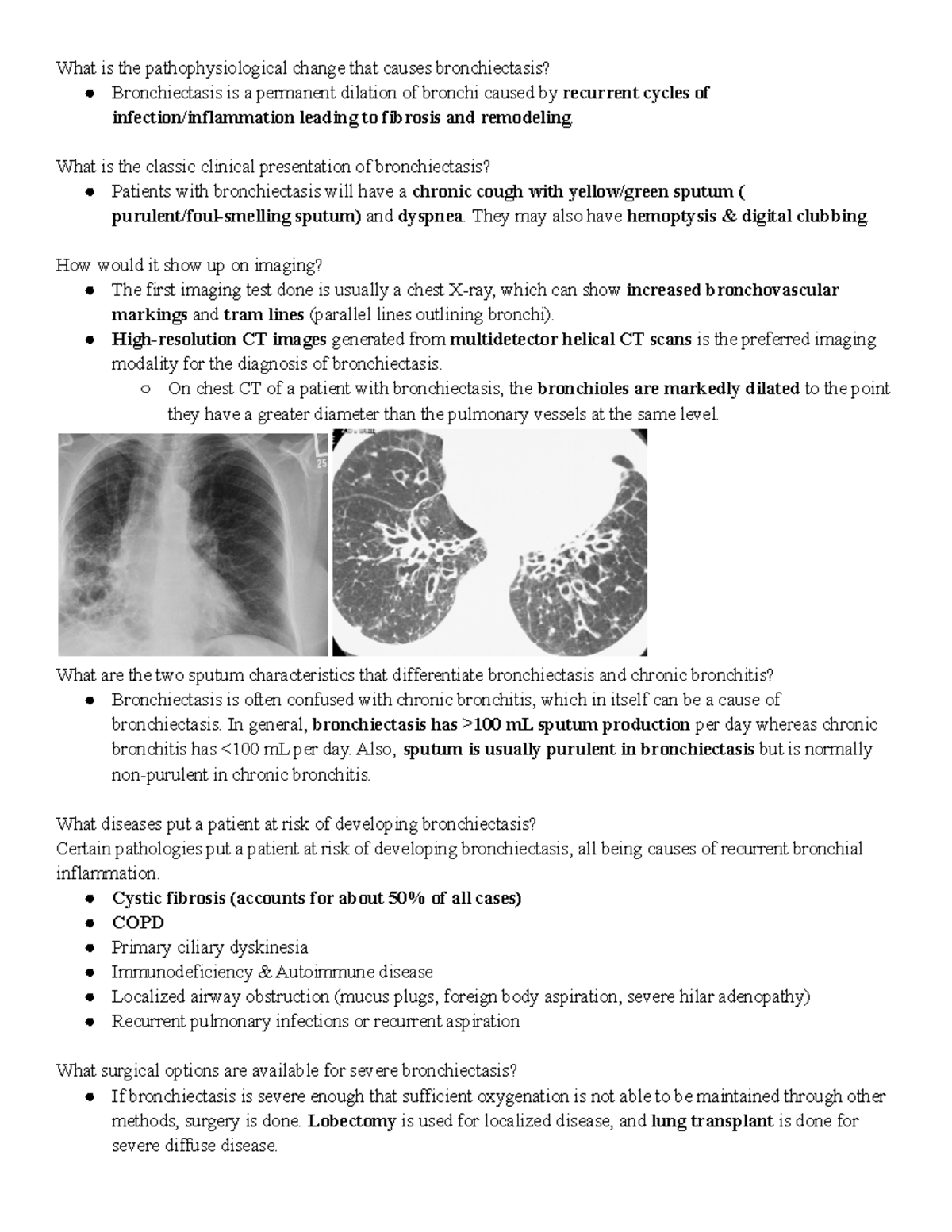 CPC lecture Review material for class - What is the pathophysiological ...