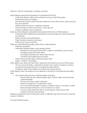 GEL 101 Chapter 8 - These notes are all you need for the whole semester ...