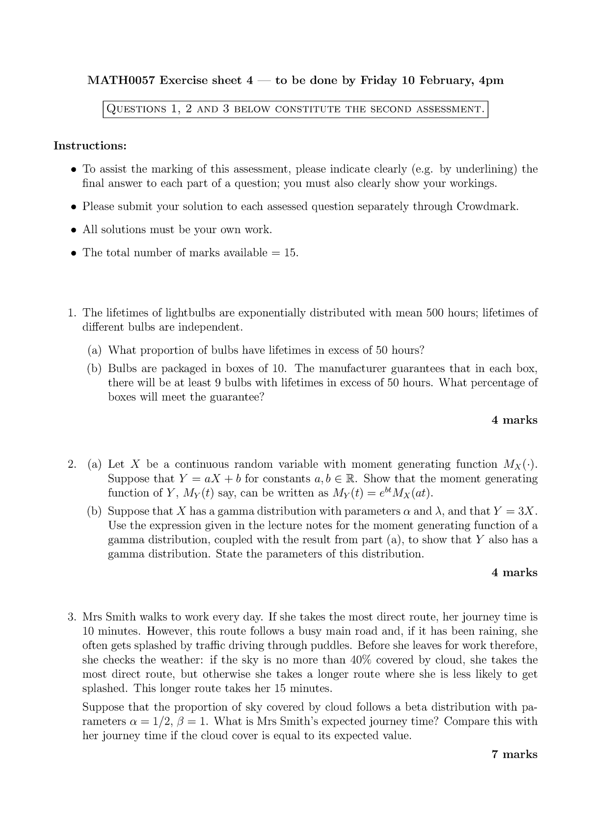 E4(2022-2023)-assessed - MATH0057 Exercise Sheet 4 — To Be Done By ...