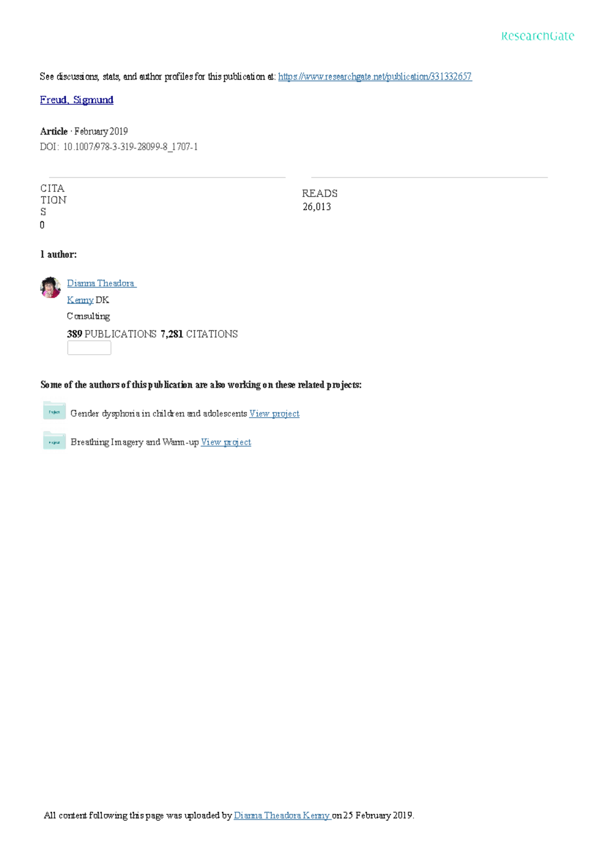 Week 1 & 2. Birth, Childhood, and Education - See discussions, stats ...