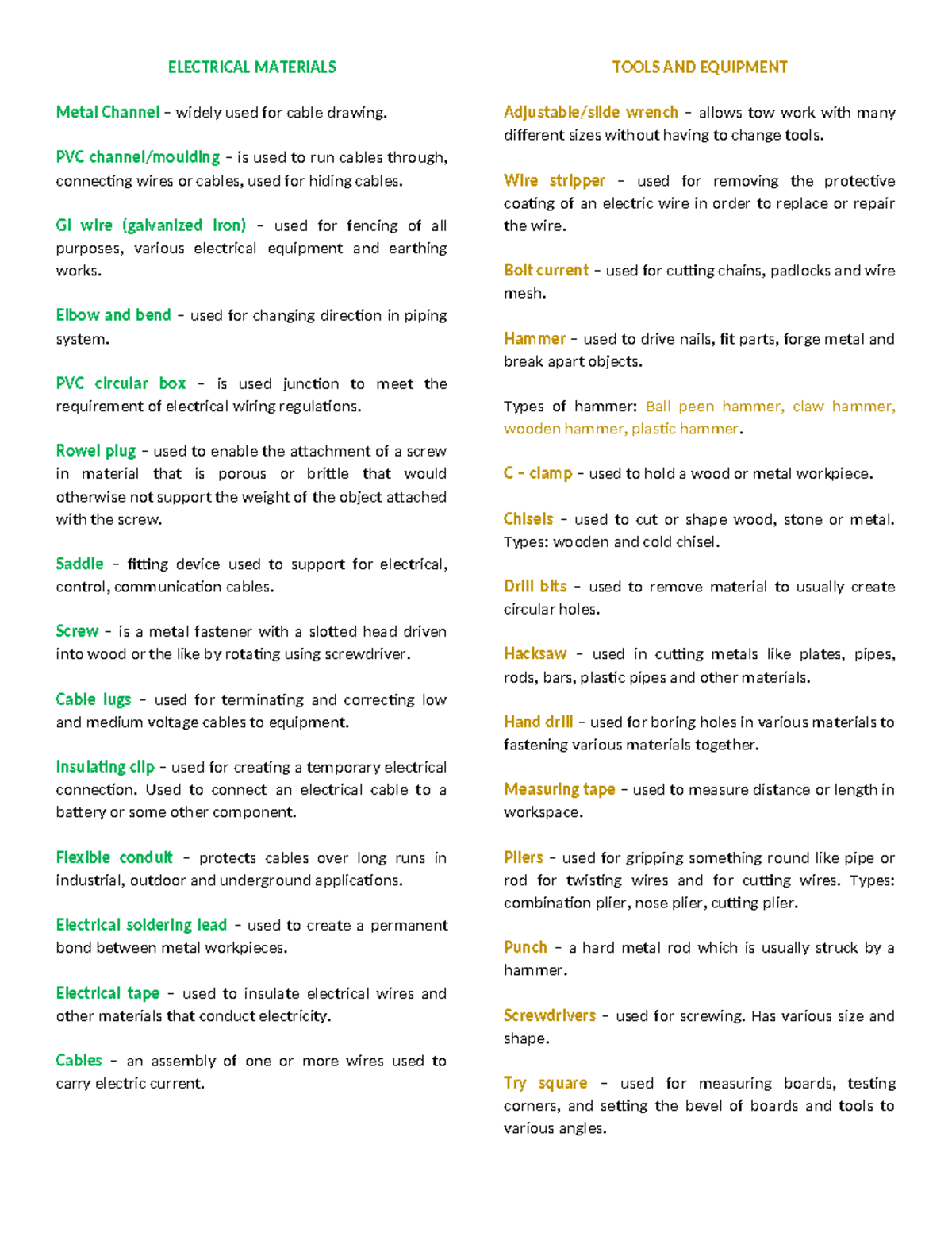 Electrical materials - sdsdsdsdsdsd - ELECTRICAL MATERIALS Metal ...