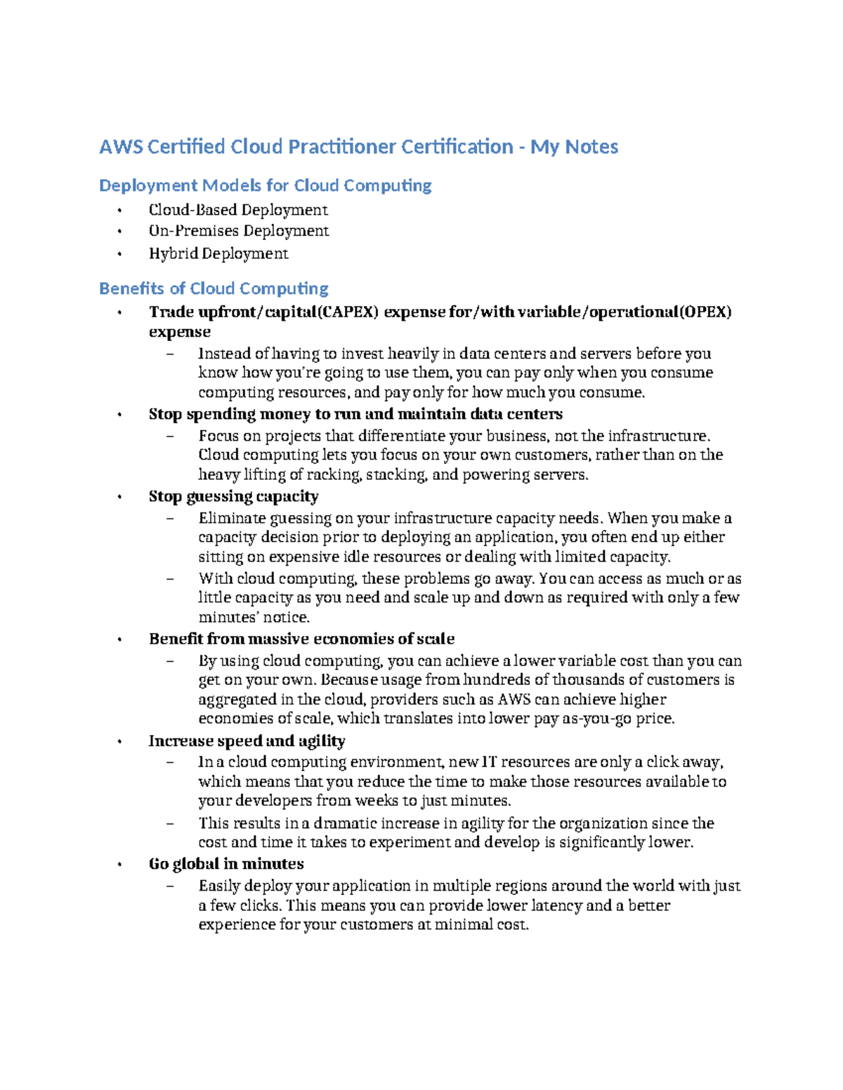 Readme - AWS Certified Cloud Practitioner Certification - My Notes ...