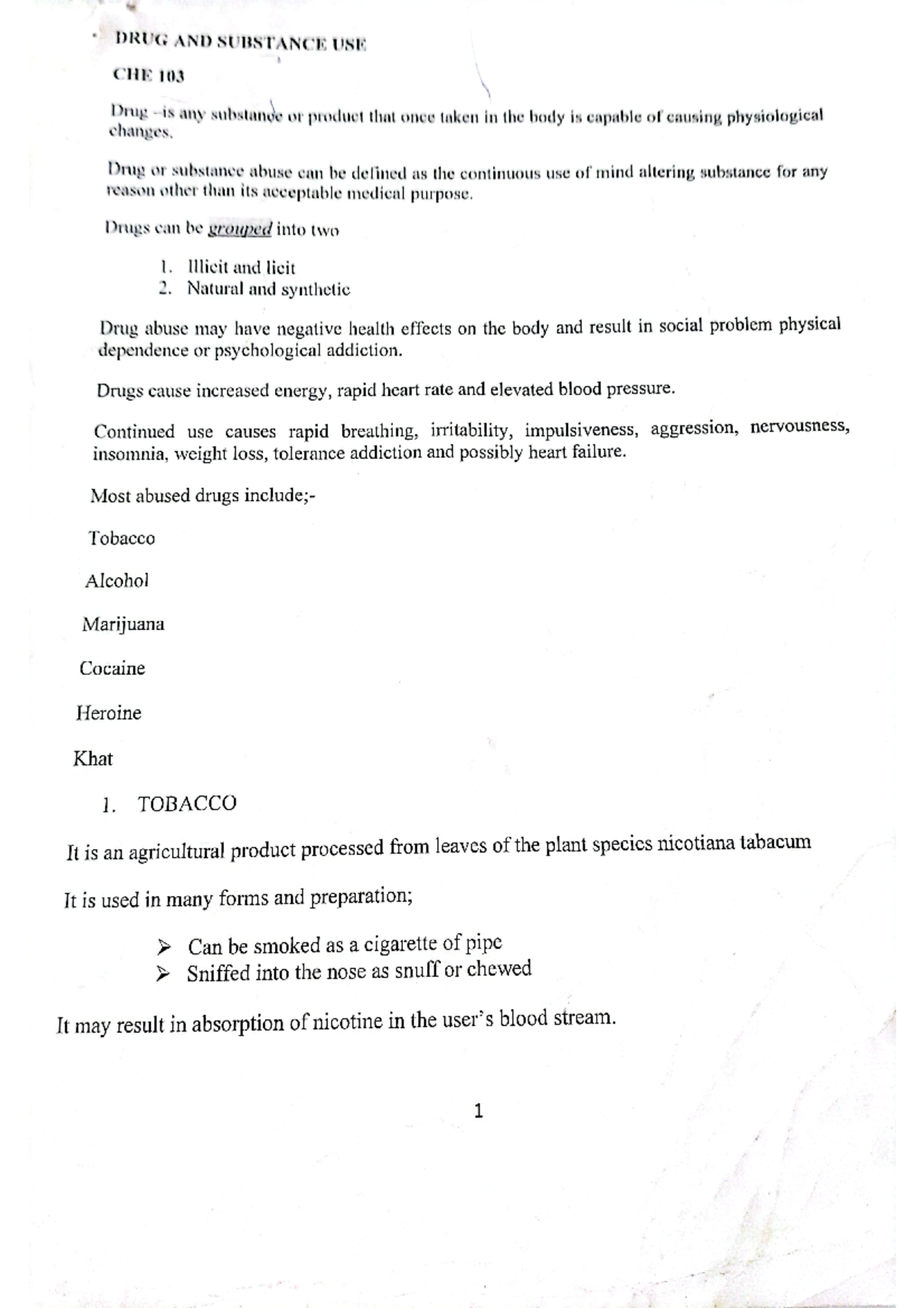 Drug an substance Abuse - health records and information technology ...