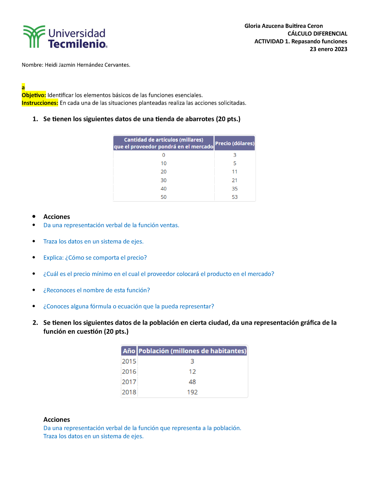 Actividad 1 Calculo - APUNTES - CÁLCULO DIFERENCIAL ACTIVIDAD 1 ...