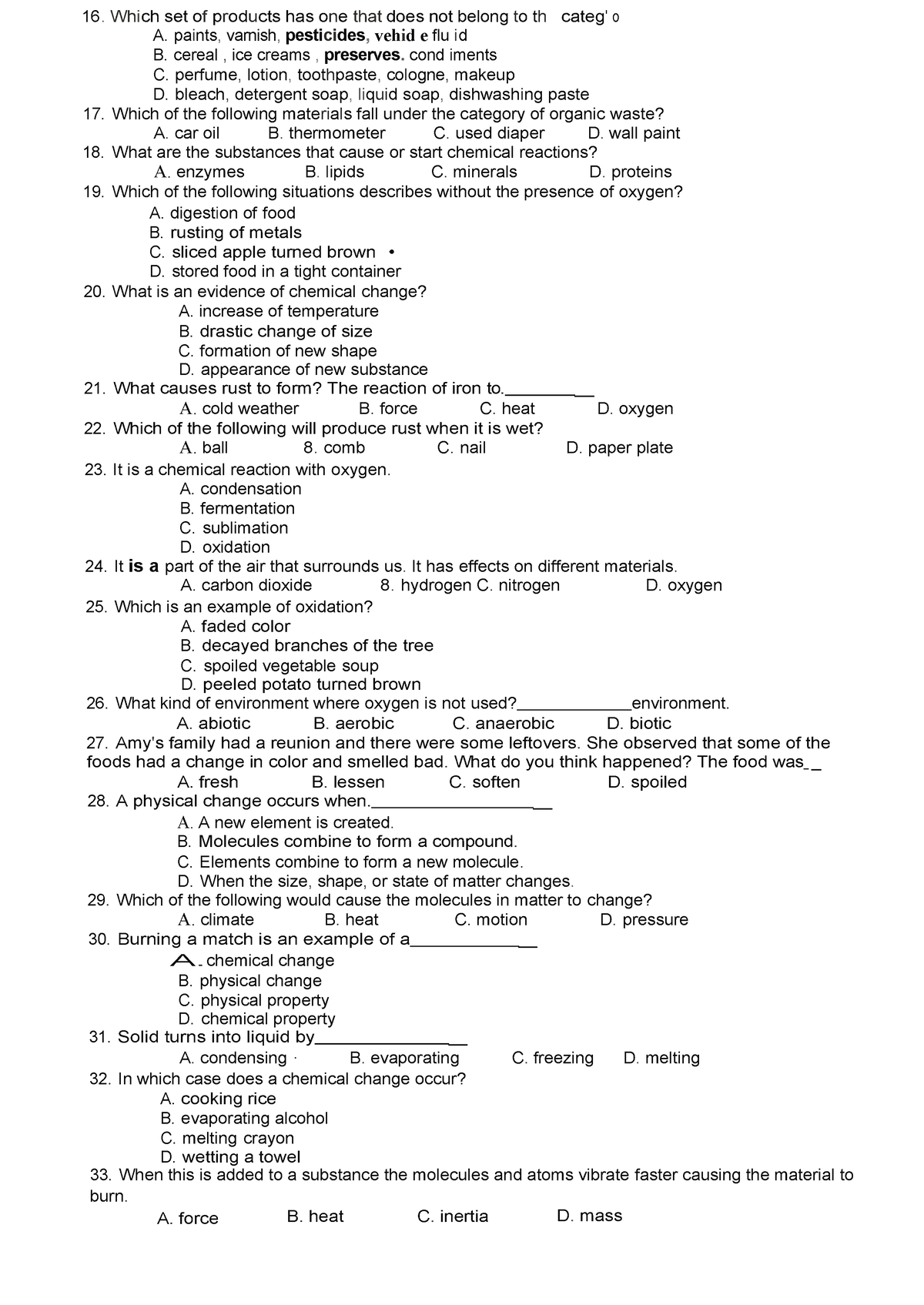 Img20231112 06582033 - Exam - Which set of pr oducts has one that does ...