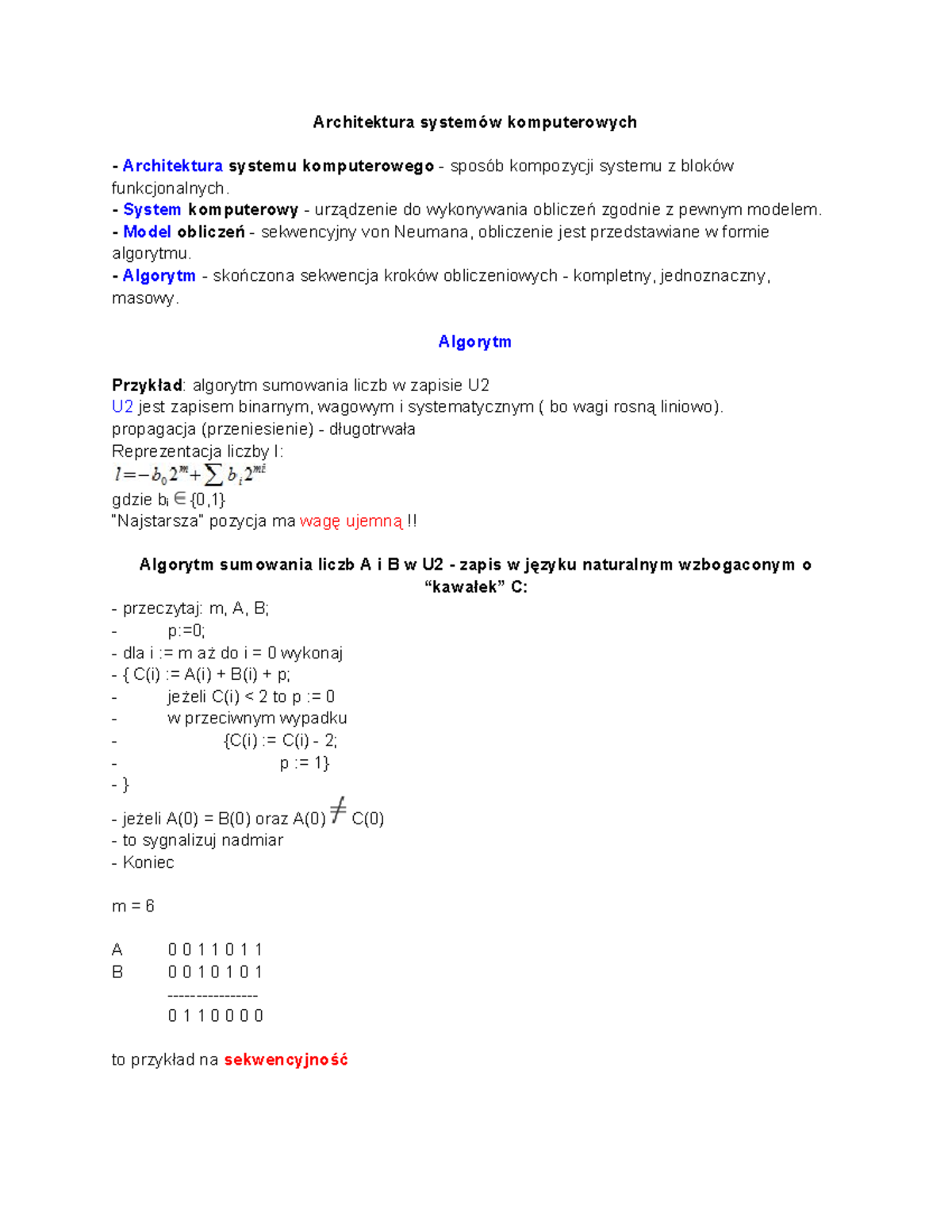 ASK Materiały - Architektura Systemów Komputerowych - Architektura ...