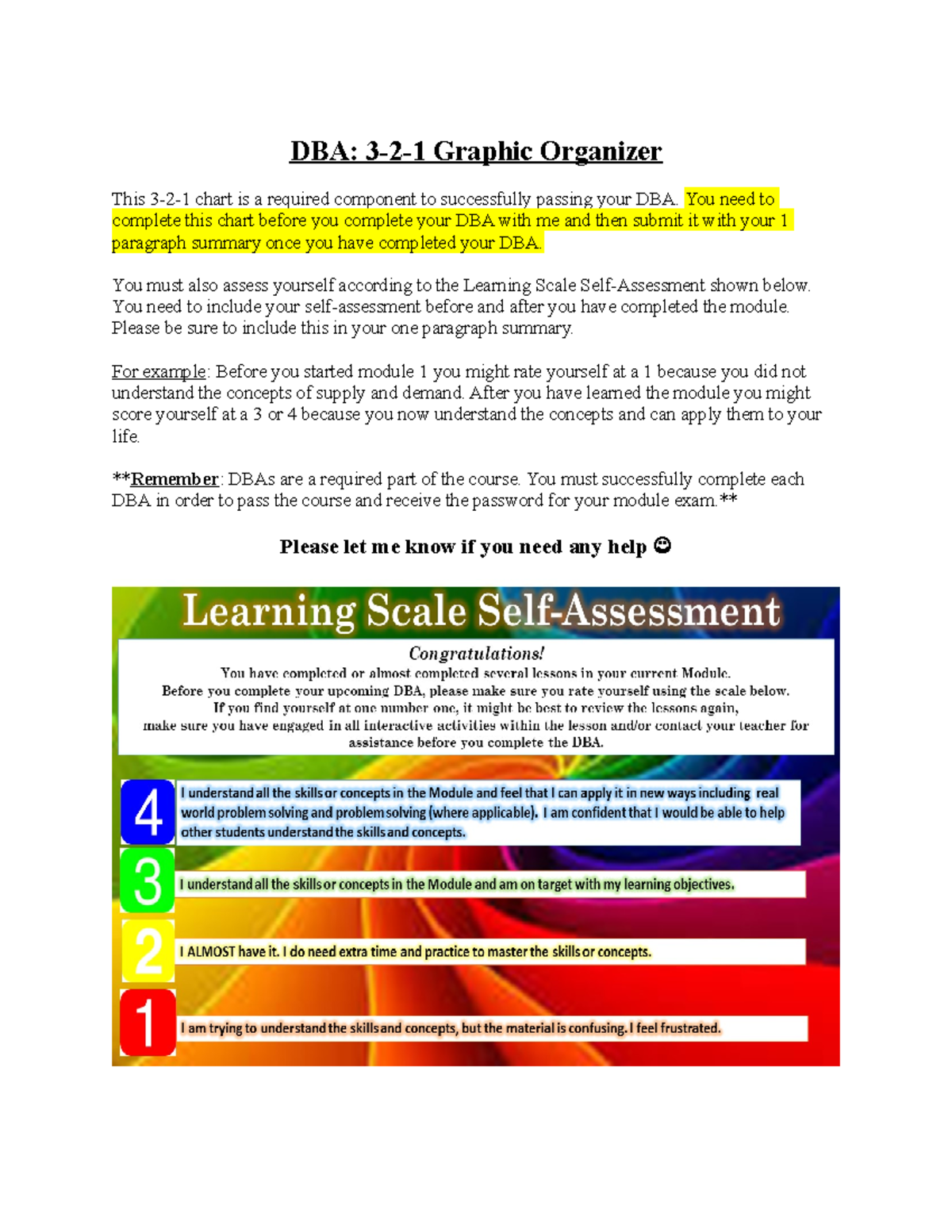 Module 5 DBA Assesment - Flvs Assignments 2022-2023 - DBA: 3-2-1 ...