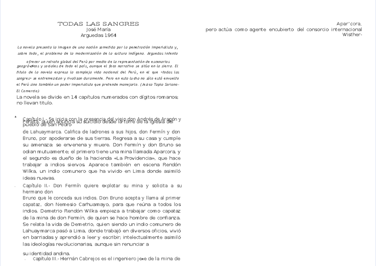 Pdf-todas-las-sangres-resumen-por-capitulos compress - TODAS LAS